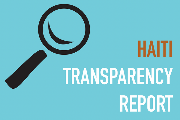 Haiti transparency report